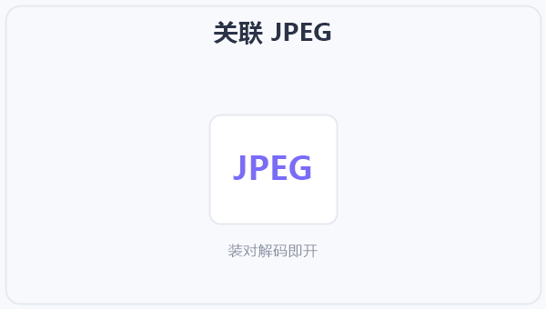 关联 JPEG 示意图