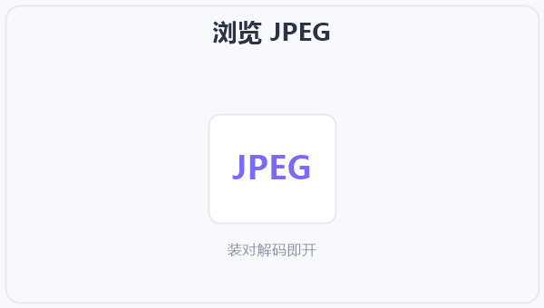 浏览 JPEG 示意图