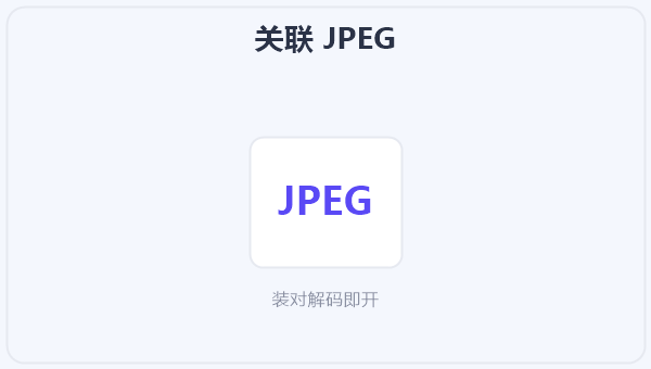 关联 JPEG 示意图