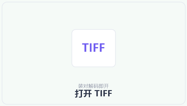 打开 TIFF 示意图
