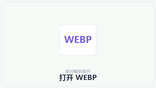 打开 WEBP 示意图