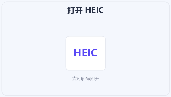 打开 HEIC 示意图