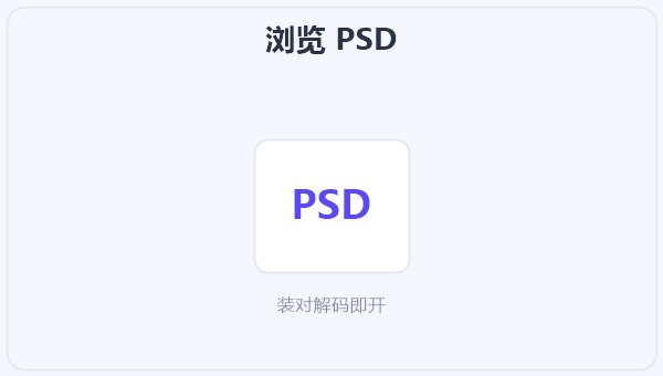浏览 PSD 示意图