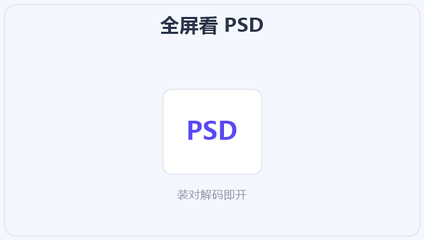 全屏看 PSD 示意图