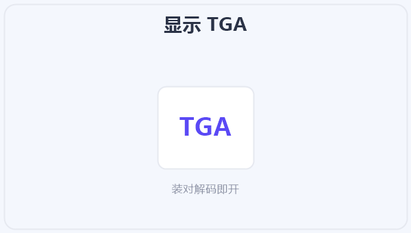 显示 TGA 示意图