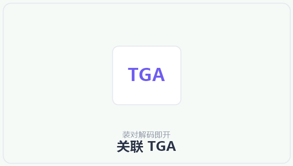关联 TGA 示意图