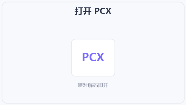 打开 PCX 示意图
