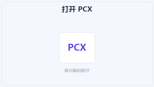 打开 PCX 示意图