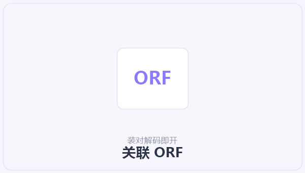 关联 ORF 示意图
