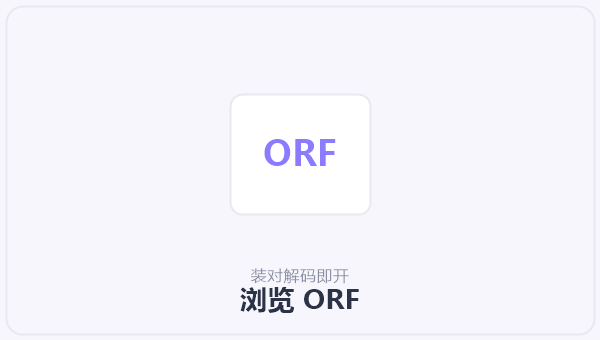 浏览 ORF 示意图