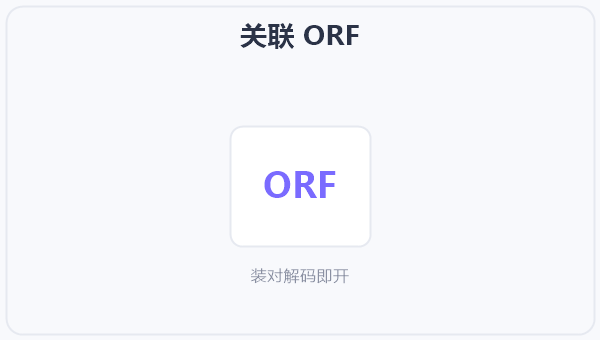 关联 ORF 示意图