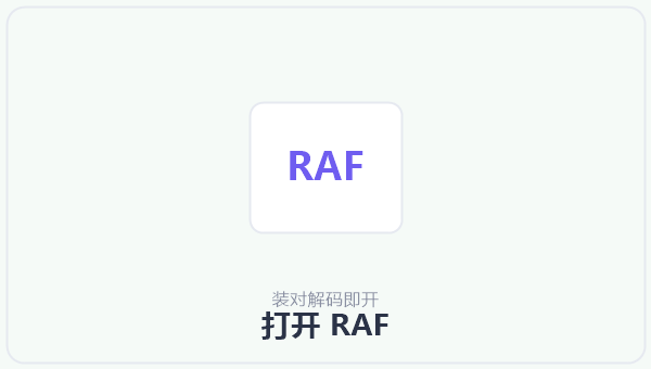 打开 RAF 示意图