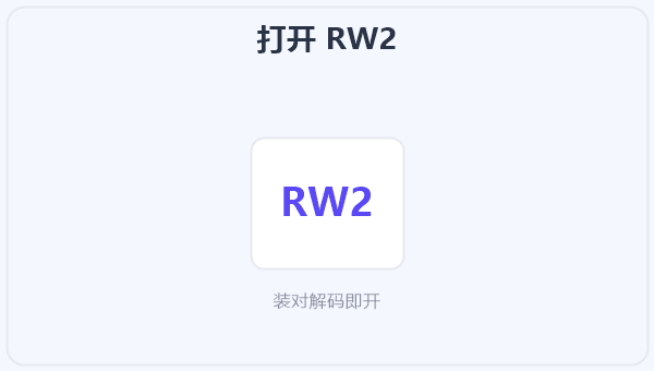 打开 RW2 示意图