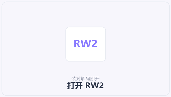 打开 RW2 示意图