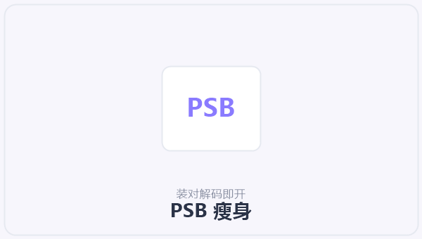 PSB 瘦身 示意图