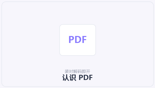 认识 PDF 示意图