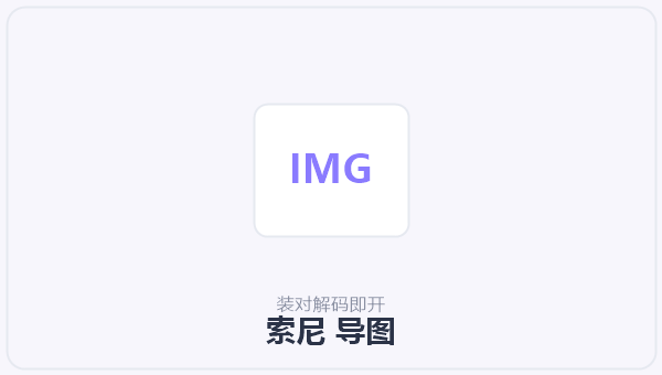 索尼 导图 示意图