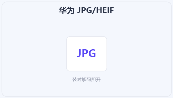 华为 JPG/HEIF 示意图