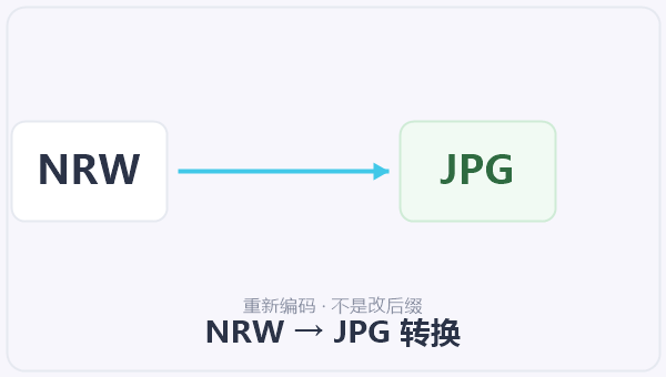 NRW → JPG 转换 示意图