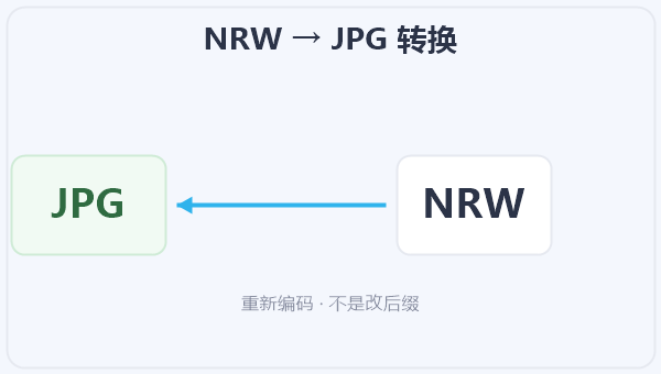 NRW → JPG 转换 示意图