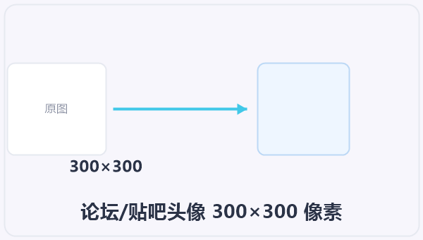 论坛/贴吧头像 300×300 像素
