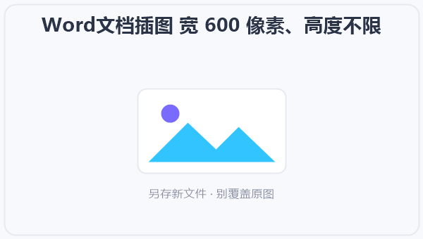 Word文档插图 宽 600 像素、高度不限 示意图
