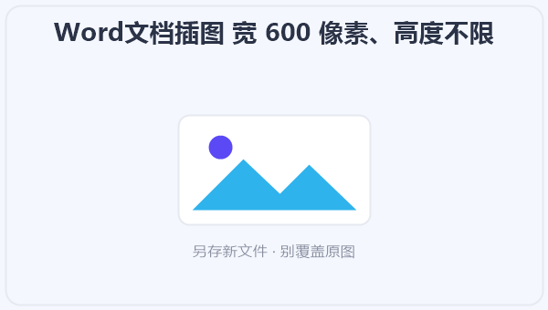 Word文档插图 宽 600 像素、高度不限 示意图