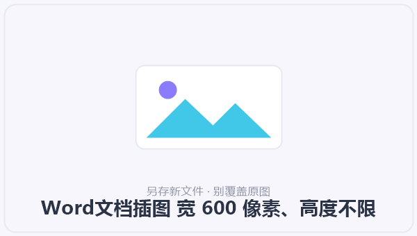 Word文档插图 宽 600 像素、高度不限 示意图