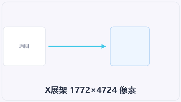 X展架 1772×4724 像素 示意图