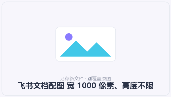 飞书文档配图 宽 1000 像素、高度不限 示意图