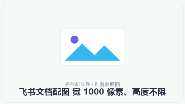 飞书文档配图 宽 1000 像素、高度不限 示意图