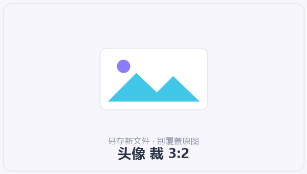 头像 裁 3:2