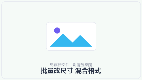 批量改尺寸 混合格式 示意图