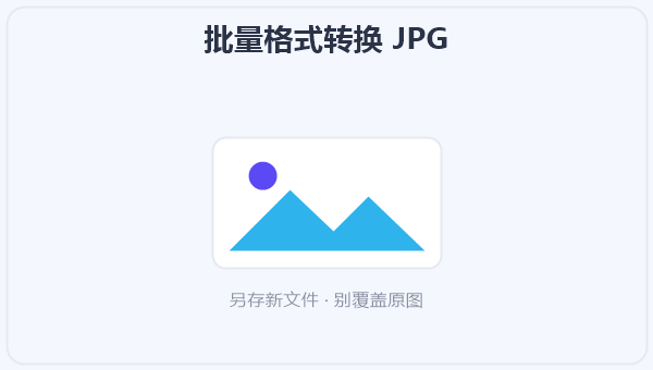 批量格式转换 JPG