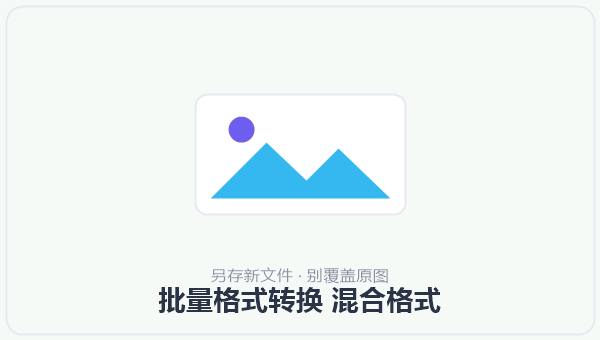 批量格式转换 混合格式