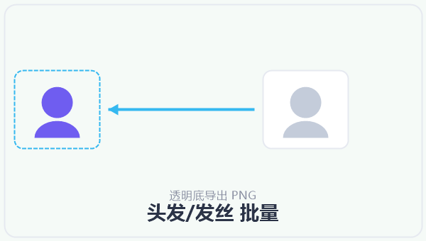 头发/发丝 批量 示意图