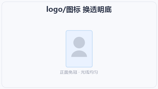logo/图标 换透明底 示意图