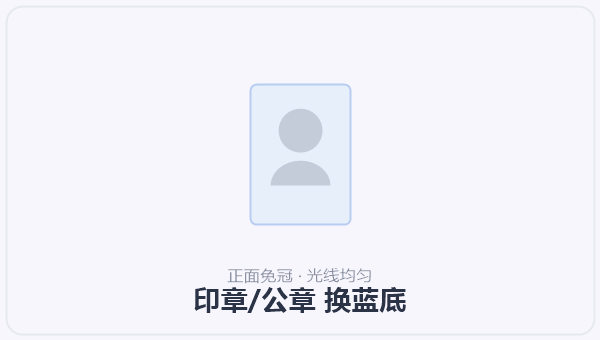 印章/公章 换蓝底 示意图