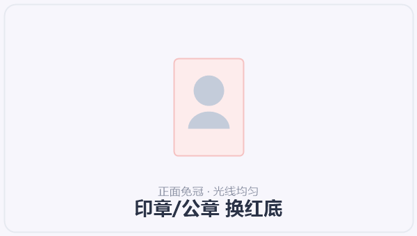 印章/公章 换红底 示意图