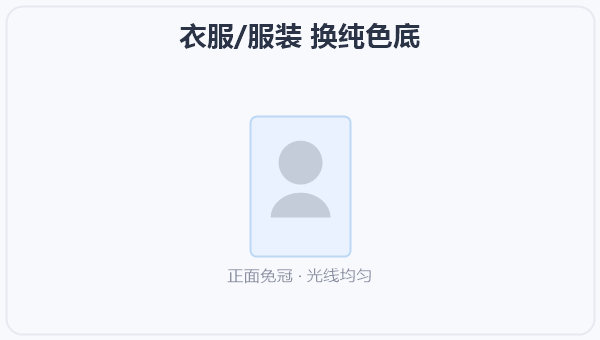 衣服/服装 换纯色底 示意图