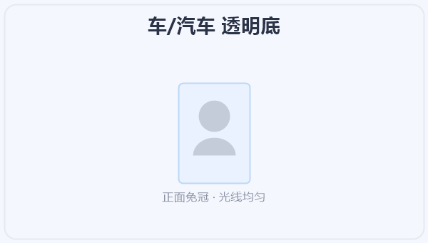 车/汽车 透明底 示意图