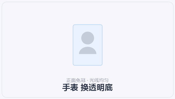 手表 换透明底 示意图