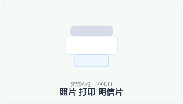照片 打印 明信片 示意图