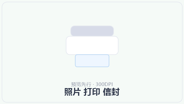 照片 打印 信封 示意图