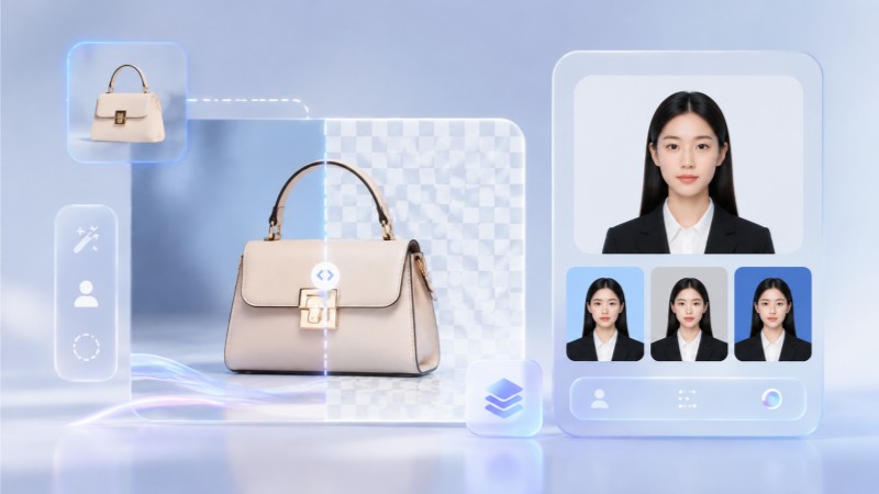 自考报名 证件照 蓝底