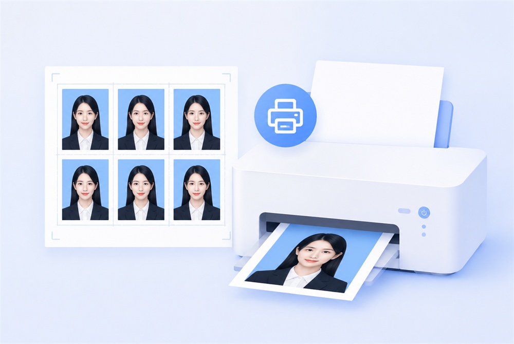 英语四六级报名 证件照 蓝底